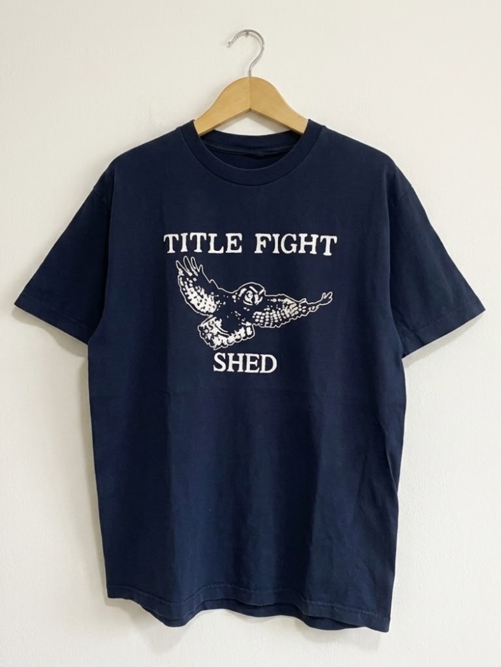 Title Fight Shed Owl Graphic Midwest Emo Punk Rock Band Tee | Gildan